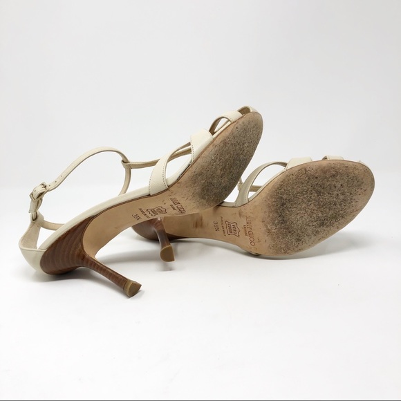 Jimmy Choo London Cream Leather Mary Jane Heel - Picture 13 of 16